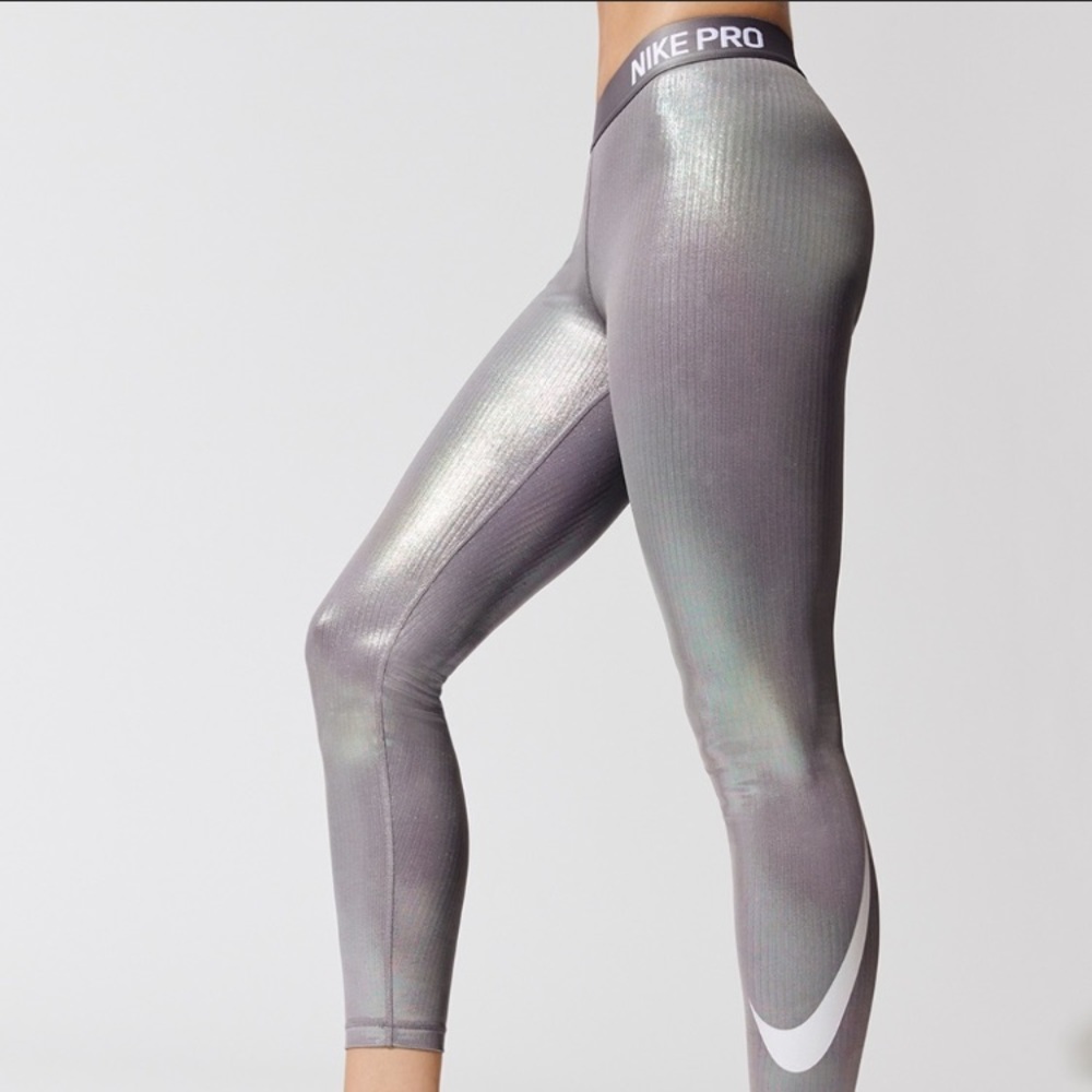 Nike Pro Capri tights, S, gunsmoke